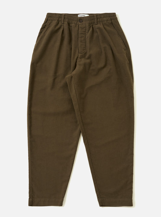 Pleated Trackpant - Moleskin