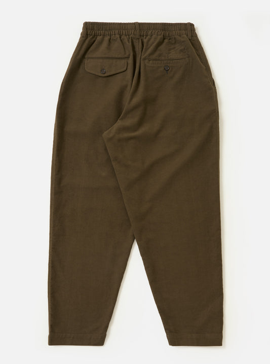 Pleated Trackpant - Moleskin