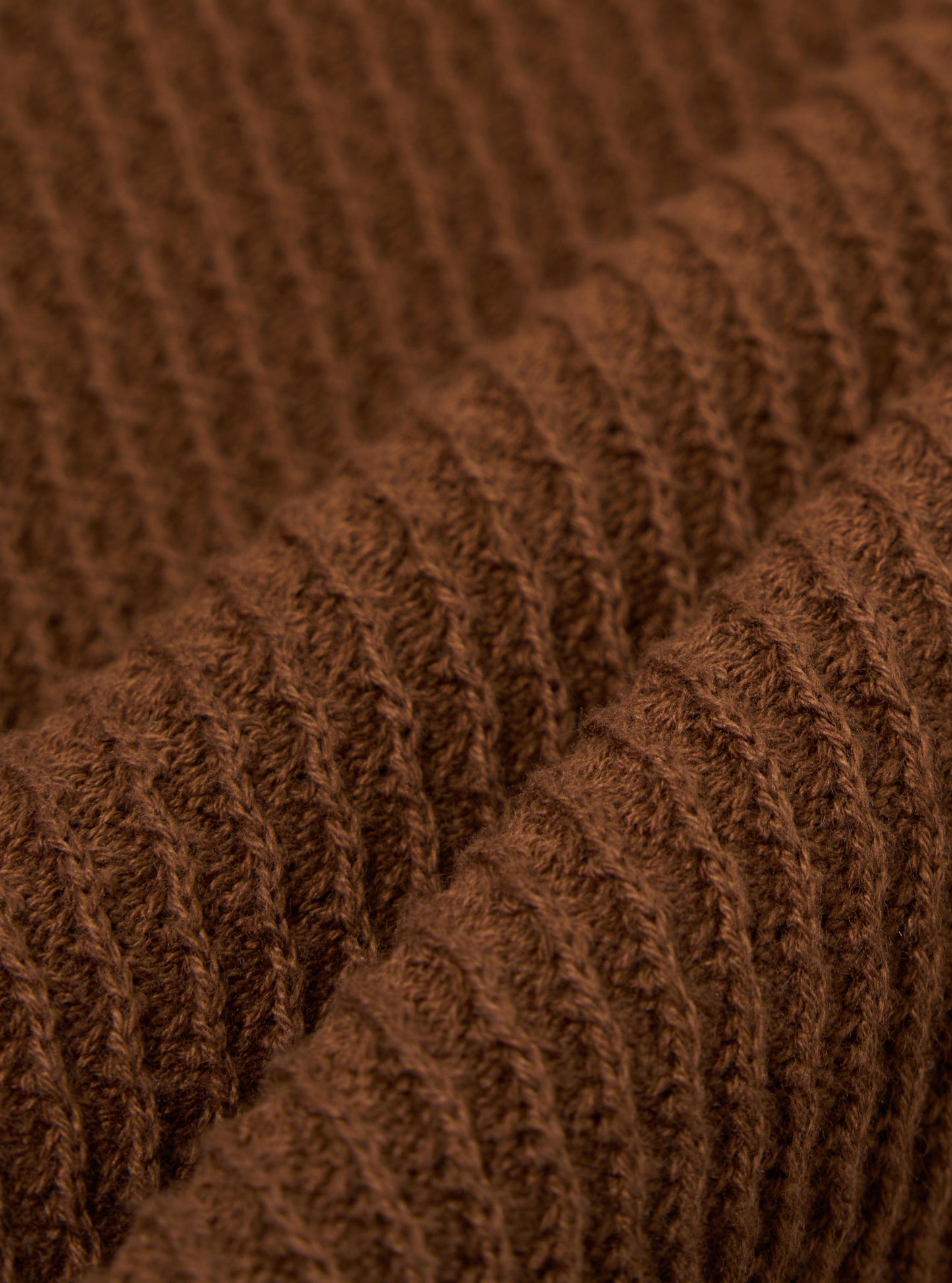 Brown SS Knit Polo