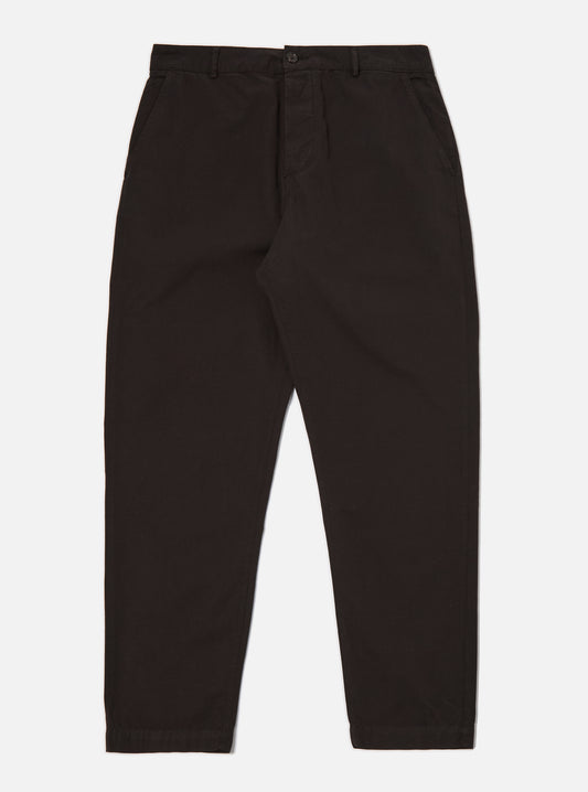 Pleated trackpant - licorice