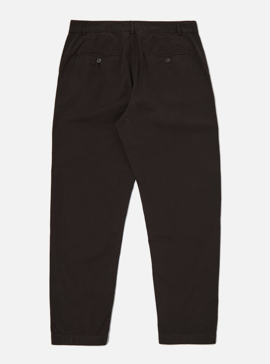 Pleated trackpant - licorice