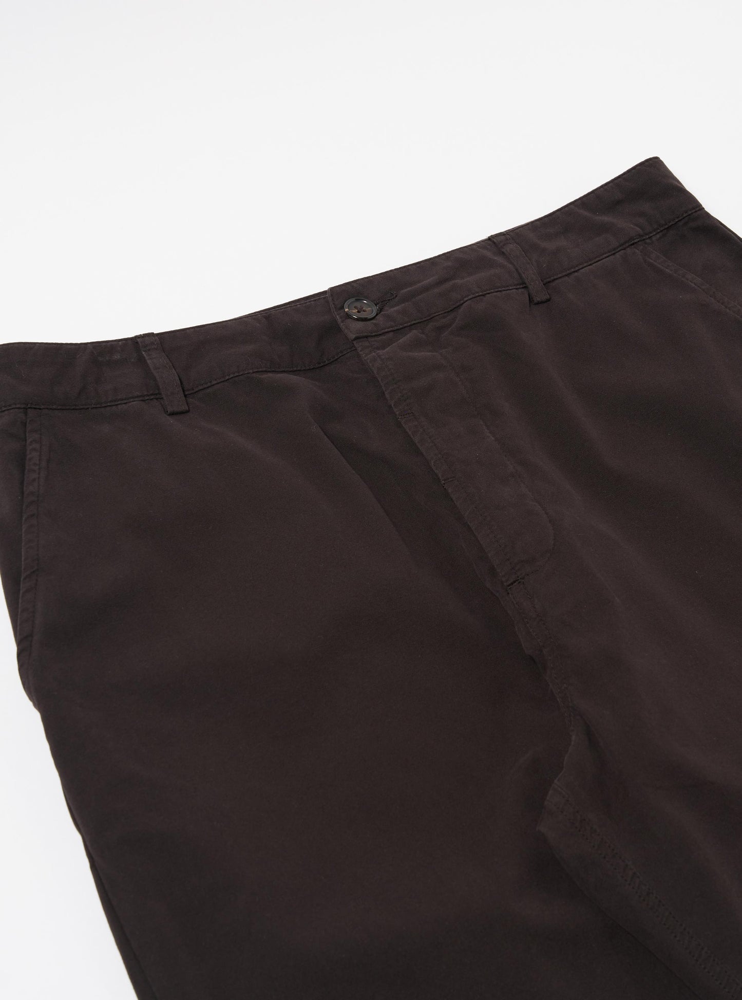 Pleated trackpant - licorice