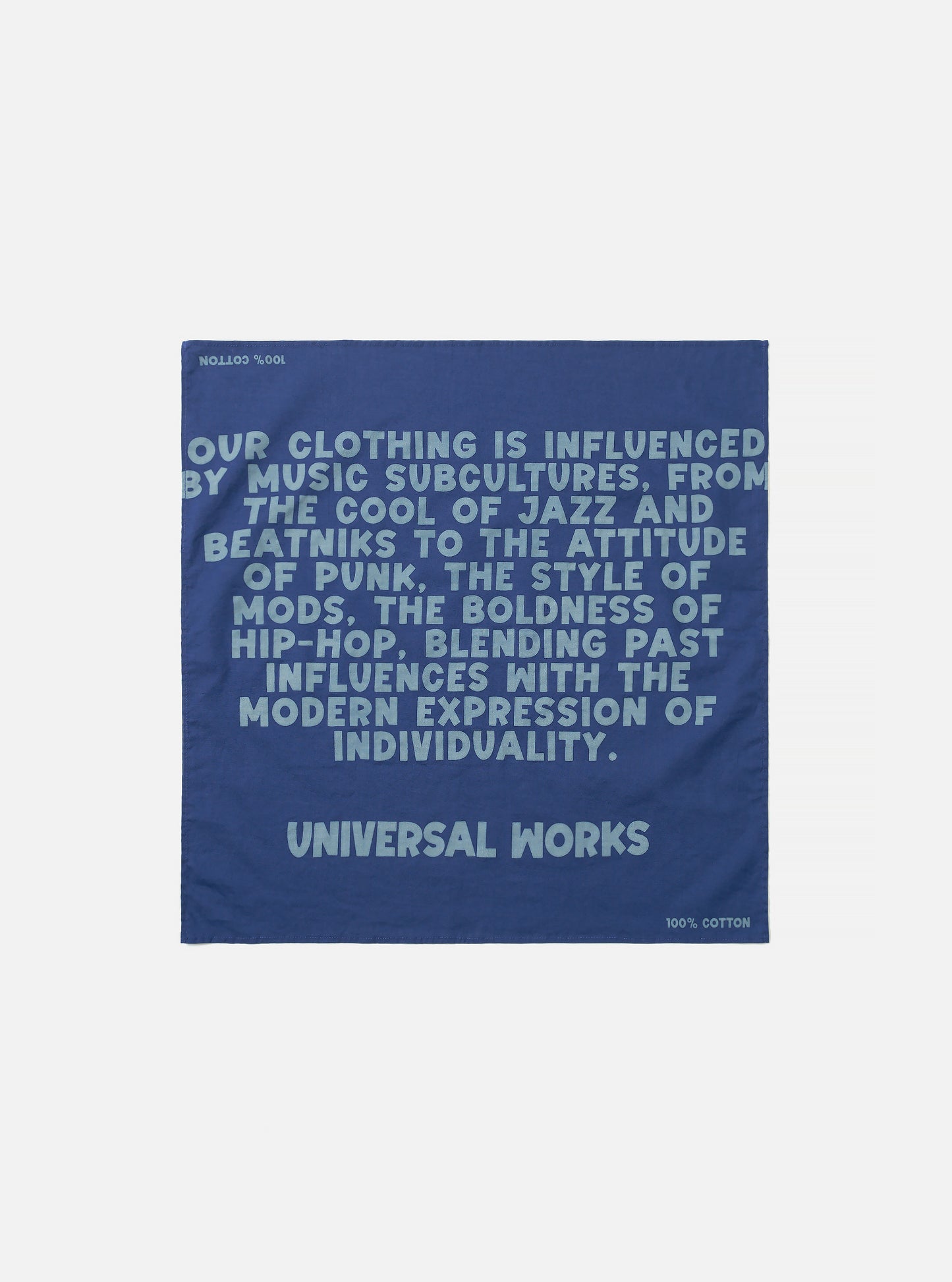 U.W Jazz Beatnicks Print Neckerchief