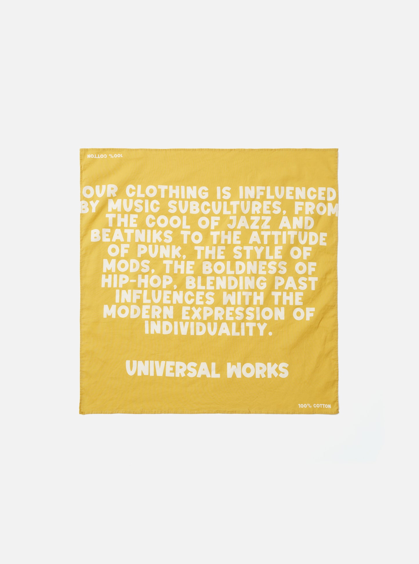 U.W Jazz Beatnicks Print Neckerchief