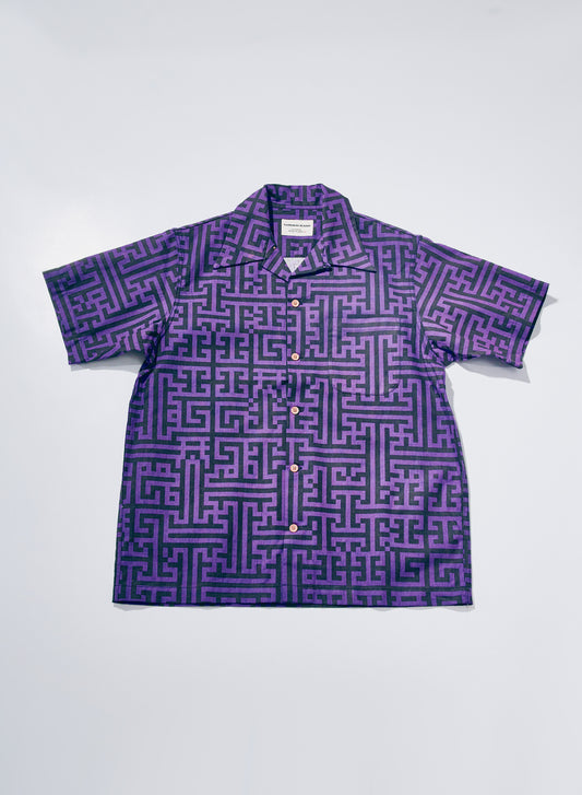 Geometric short sleeve shirt