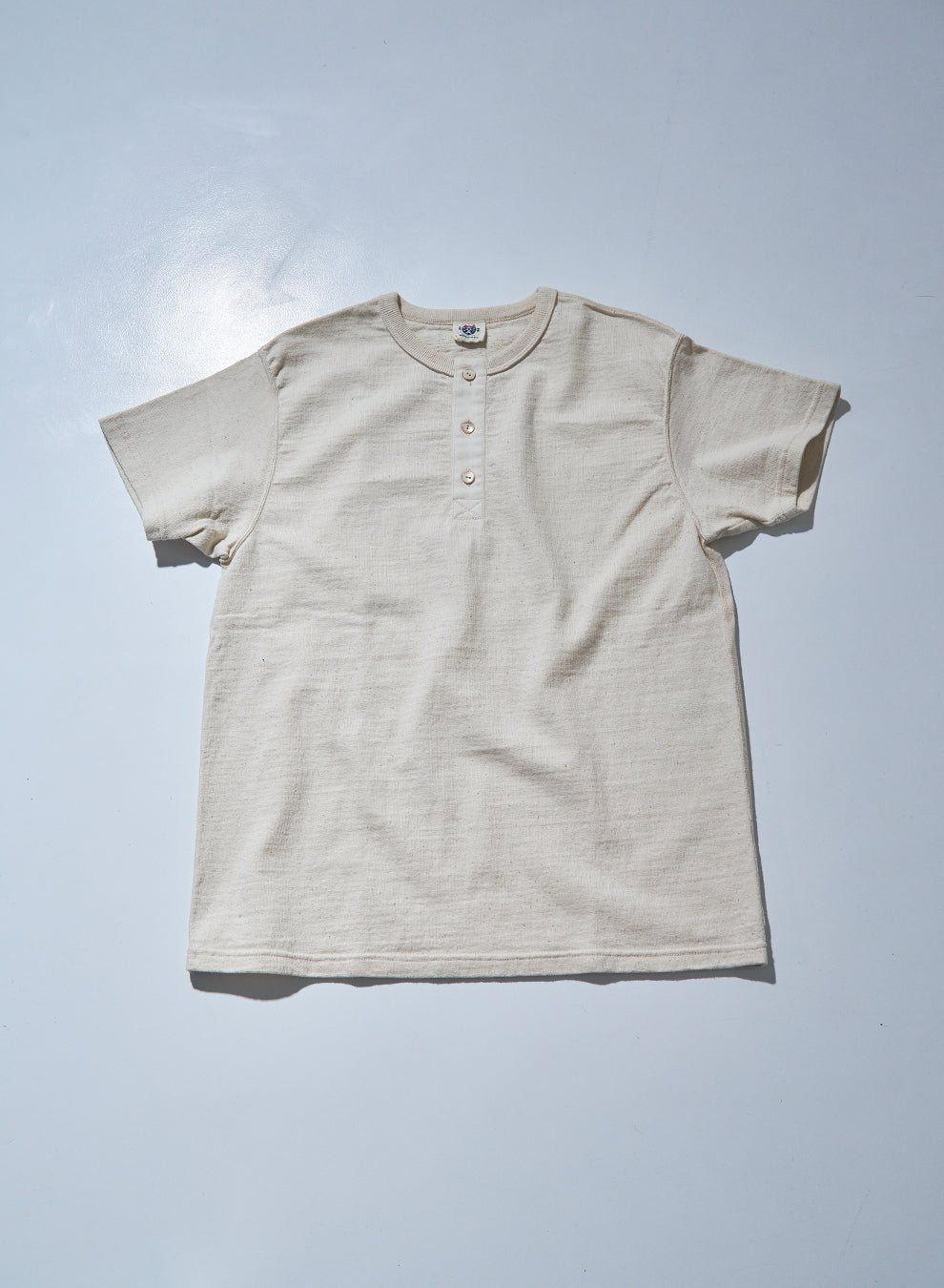 Japanese Cotton Henley - natural