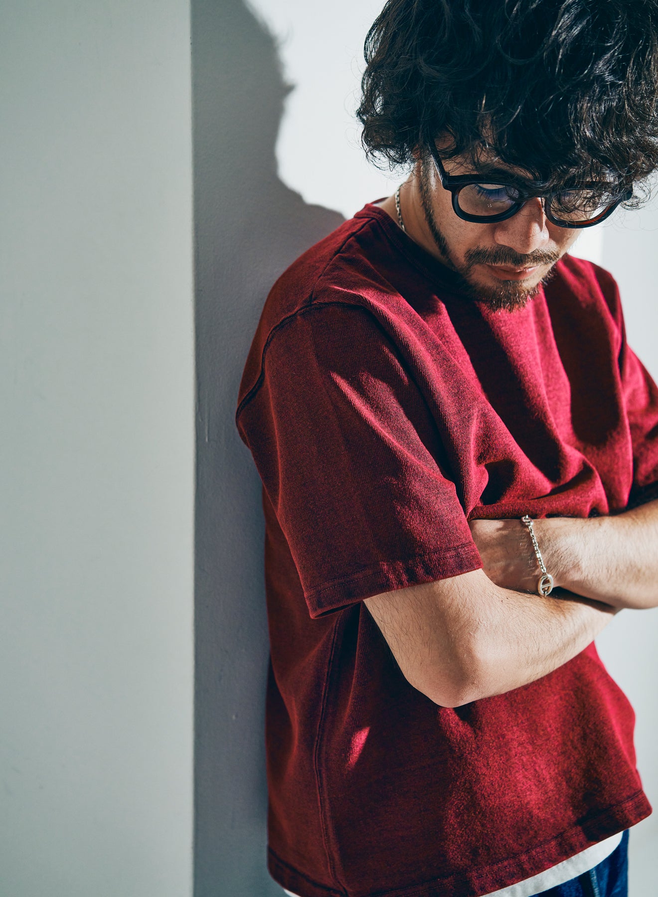 Extra Heavyweight Tee - wine