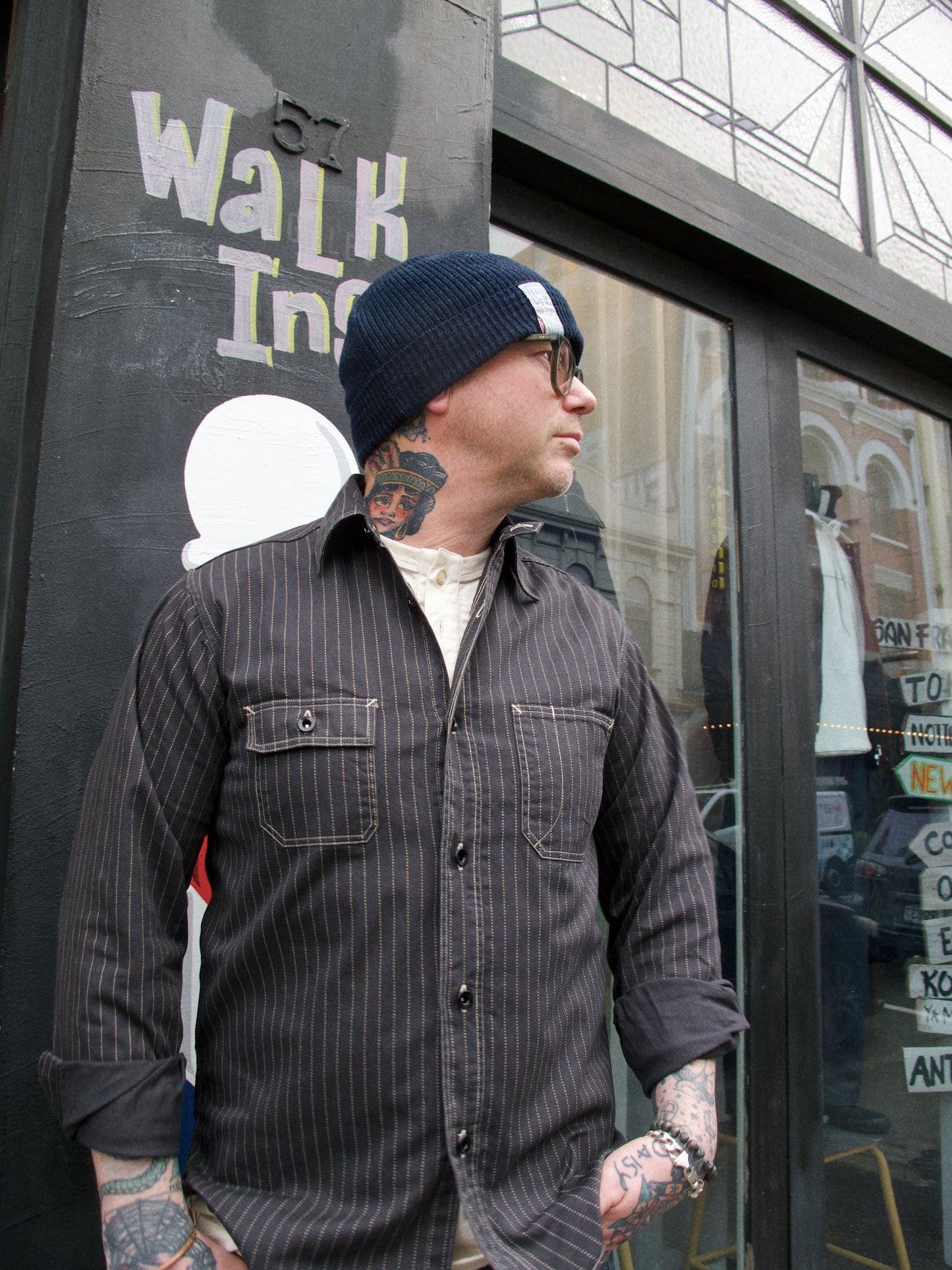 Black Wabash LS Shirt