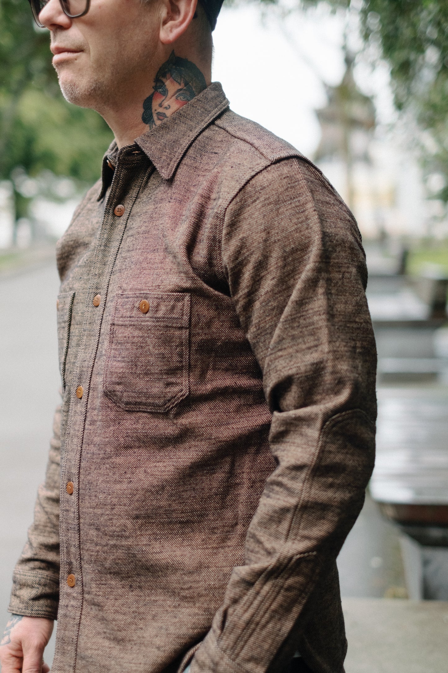 Elemental Brown Flannel Shirt