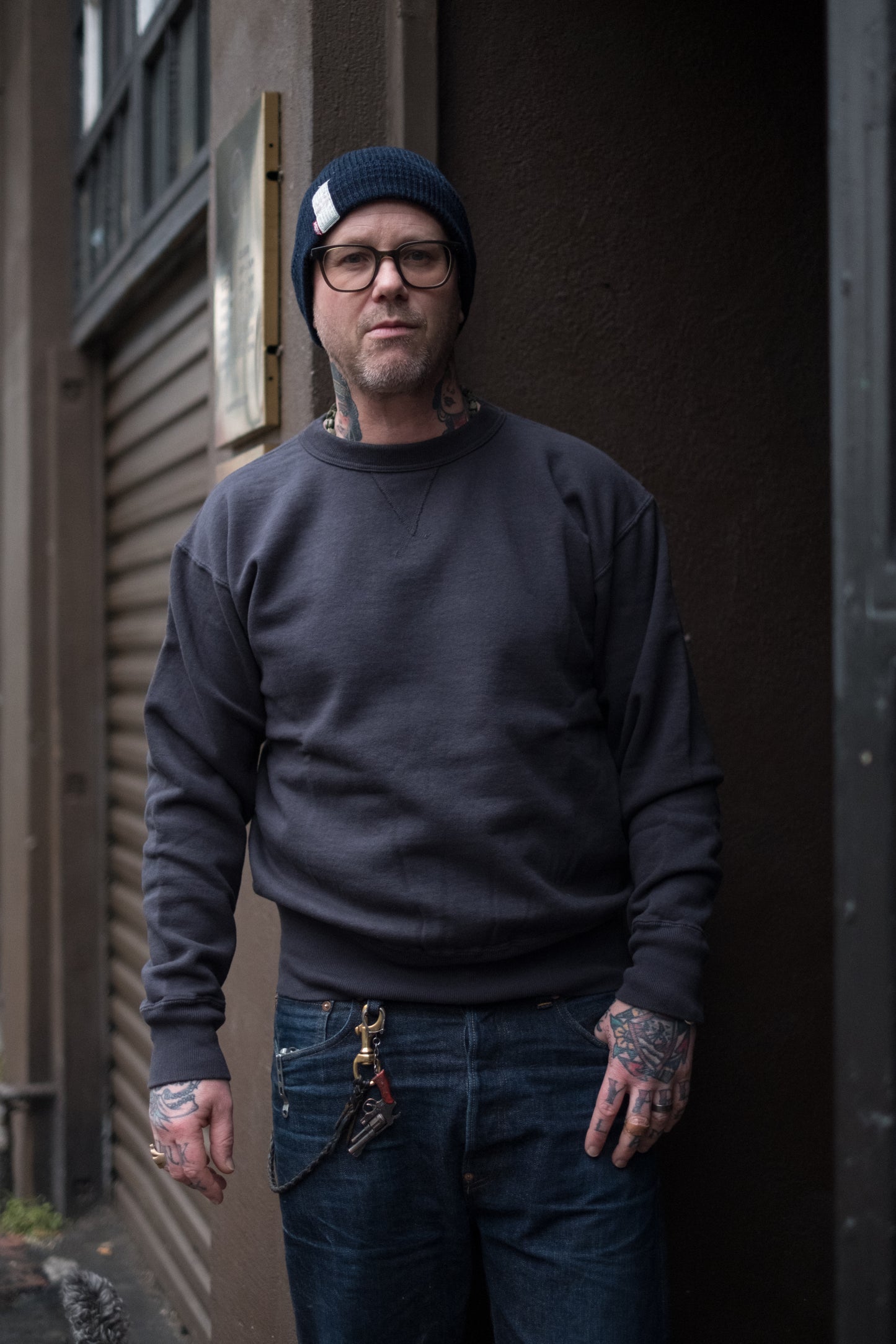 Laniakea Crewneck Sweater - Blue Graphite