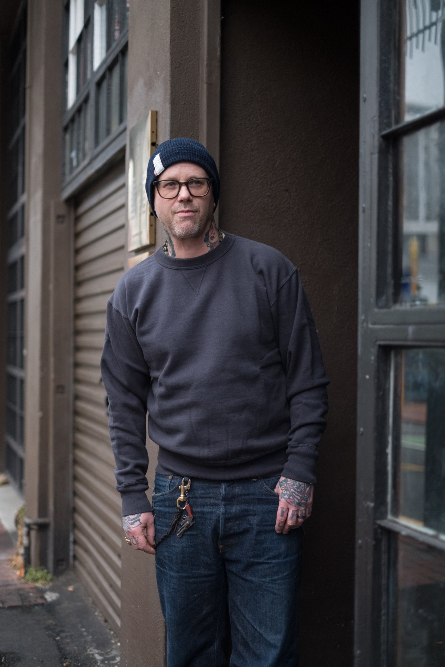 Laniakea Crewneck Sweater - Blue Graphite