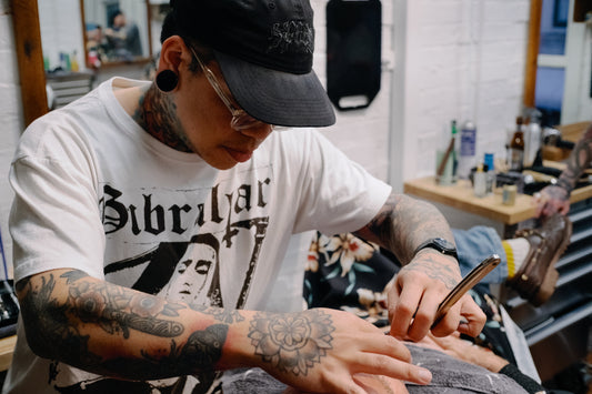 Hot towel shave