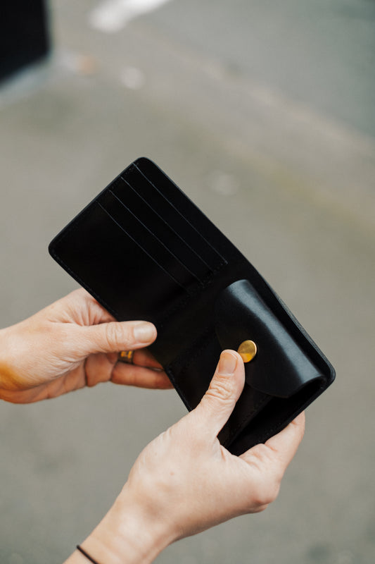 Bill Fold Wallet Black