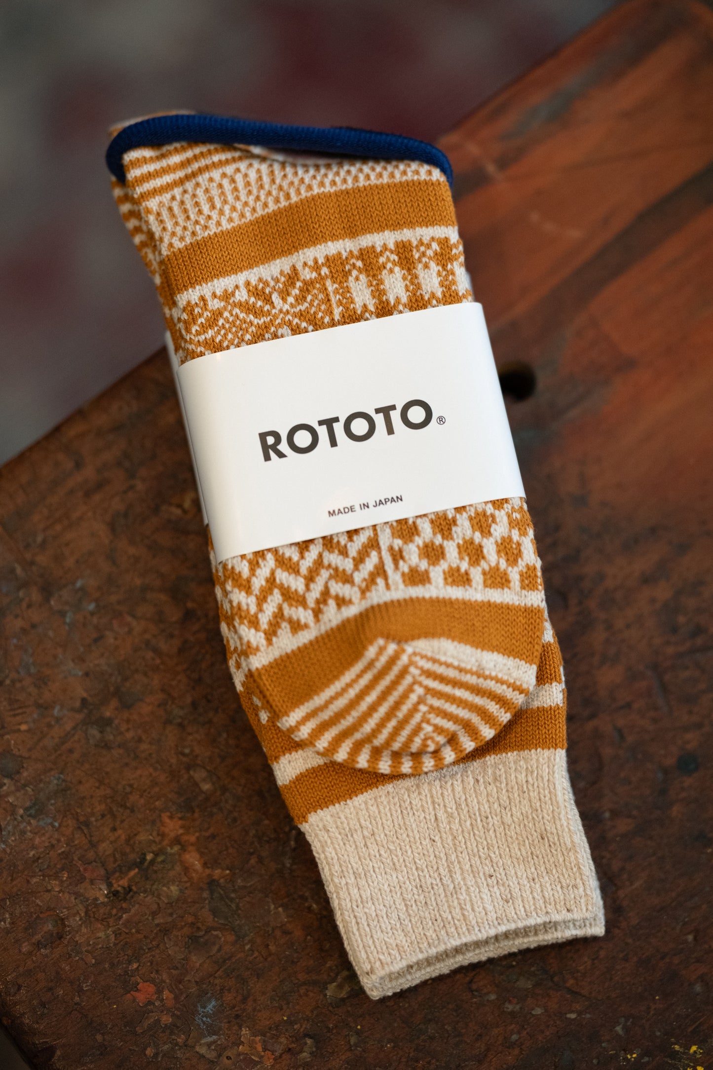 Multi Jacquard Crew Socks
