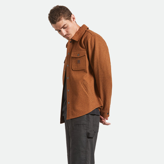 Durham brushed jacket - pinecone