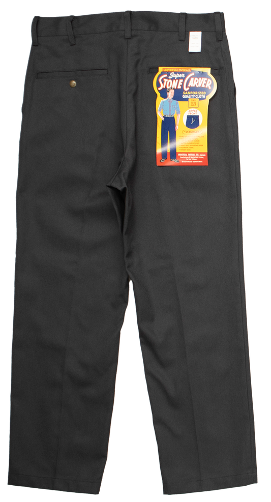 Heritage Wide Leg Work Pant - Black