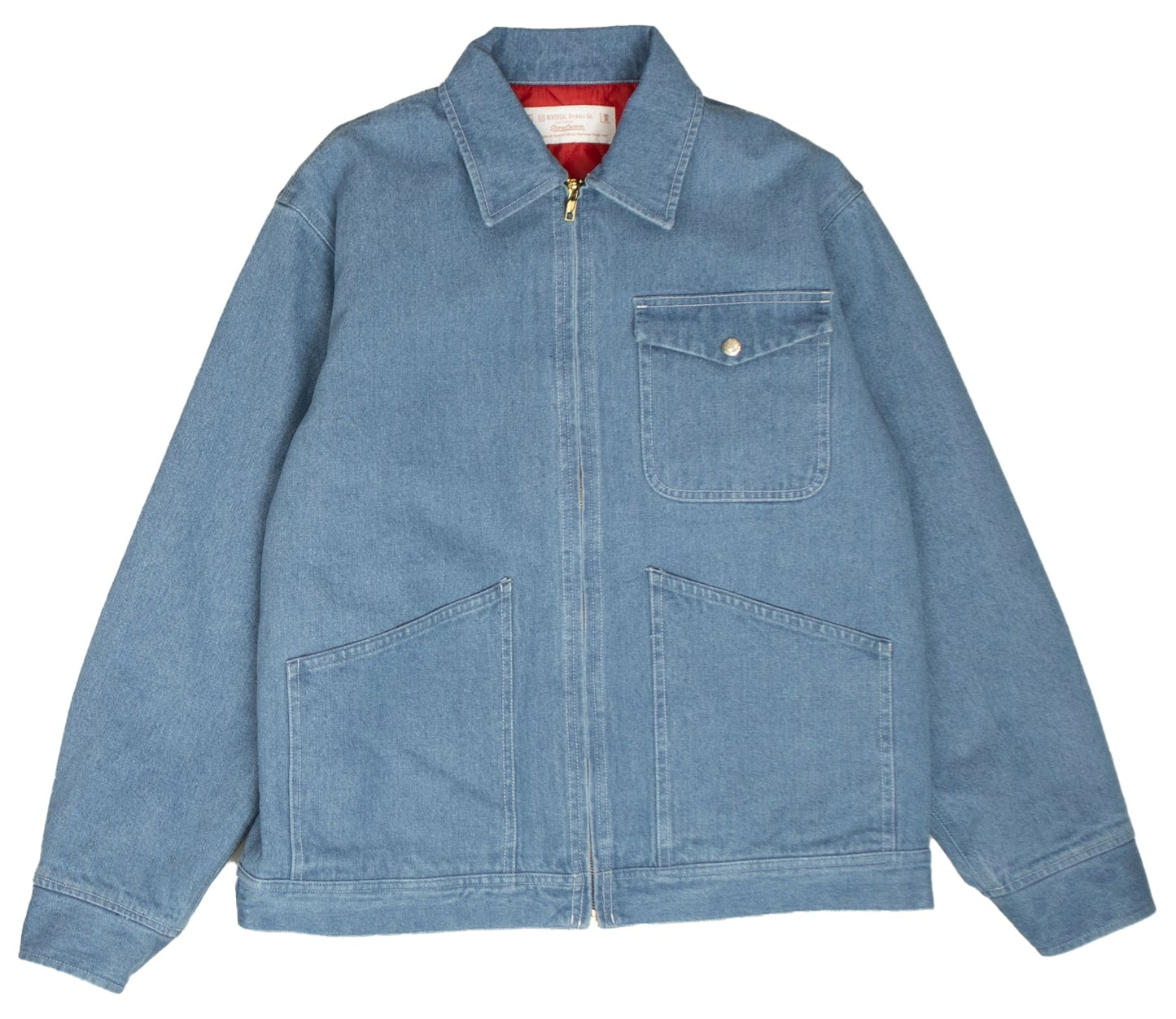 Denim Liner Zip Jacket