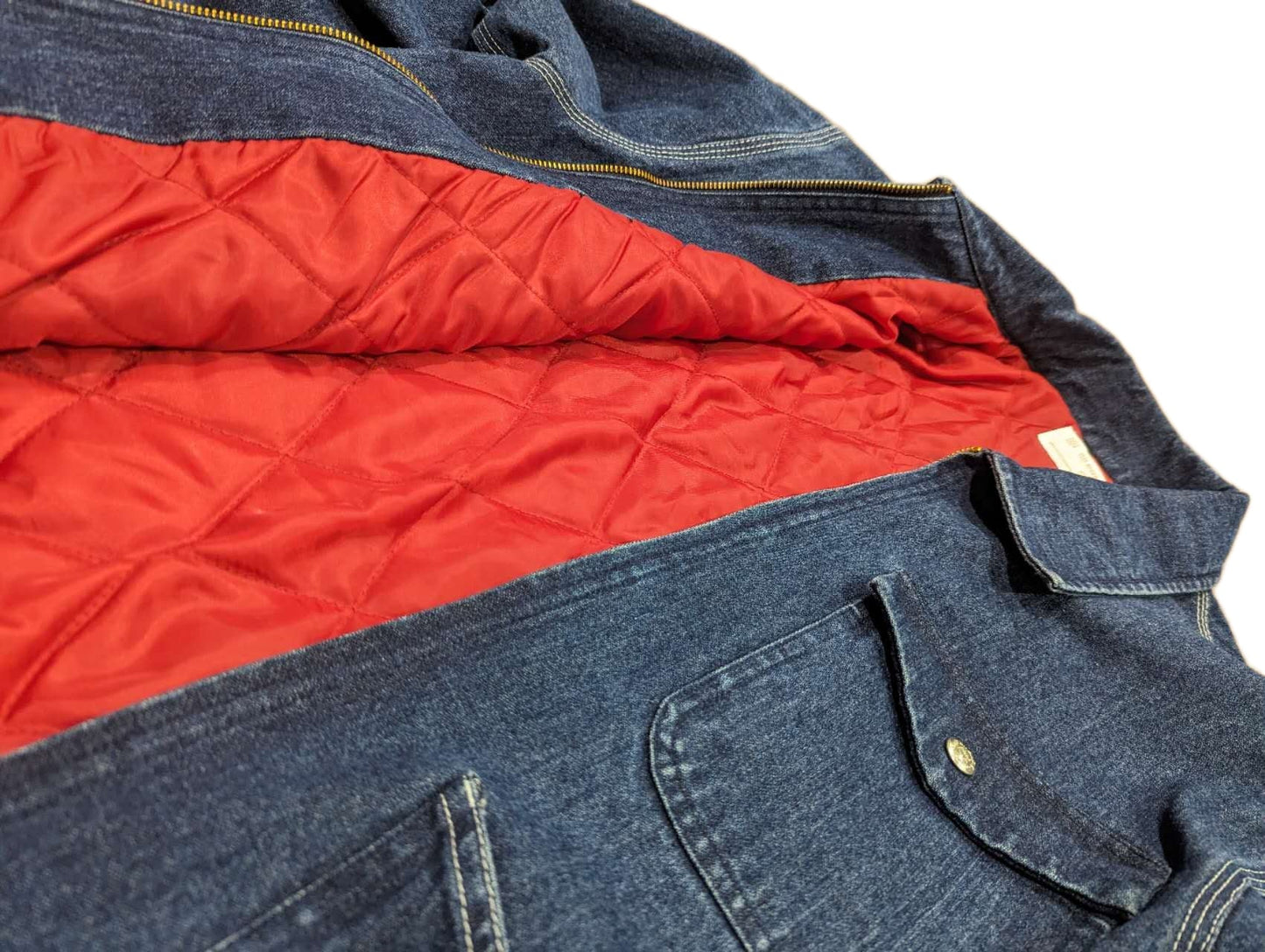Denim Liner Zip Jacket