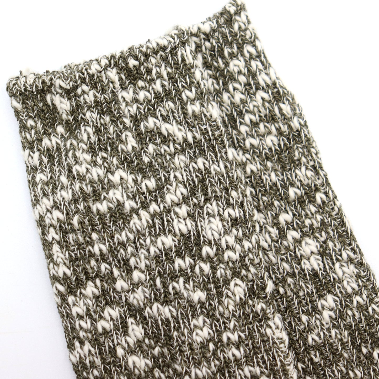 Olive Slub Socks