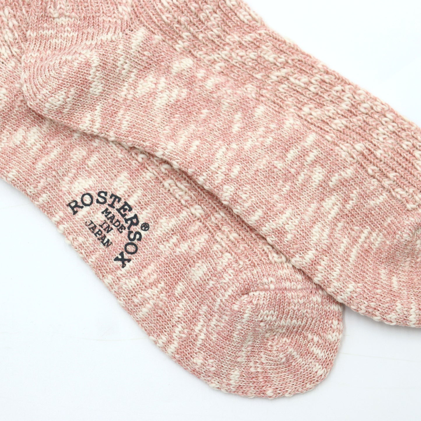 Pink Slub Socks