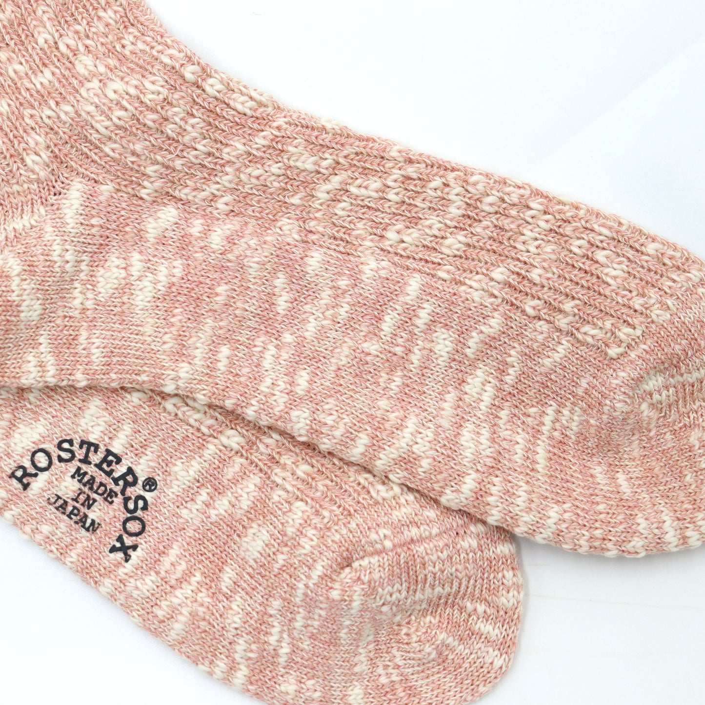 Pink Slub Socks