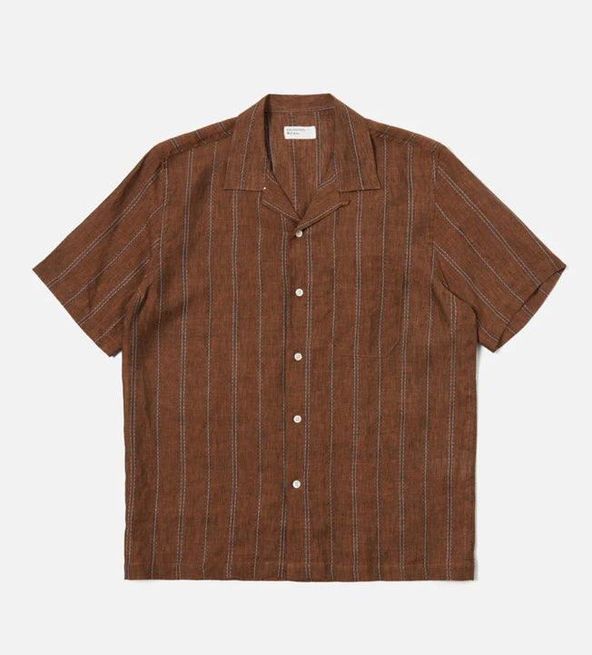 Road Shirt - Linen Stripe