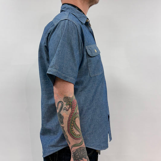 Blue Chambray SS Workshirt