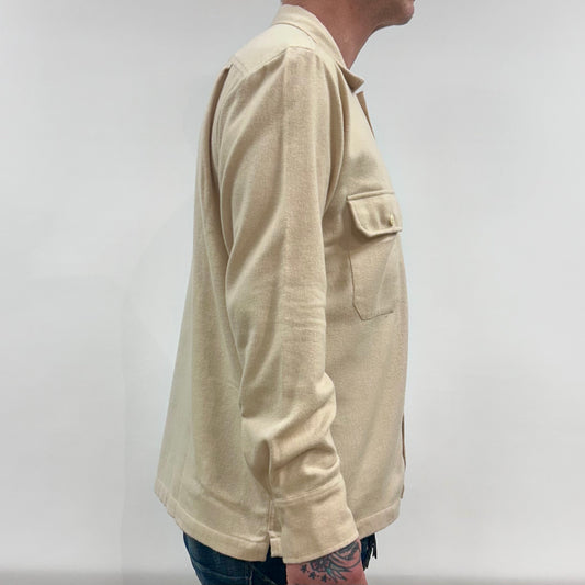 LS Utility Shirt - Alaska Cotton Ecru