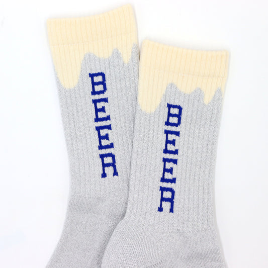 Silver Beer Socks
