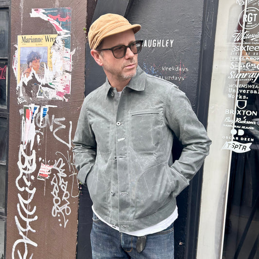 Ridgeline Waxed Cotton Jacket - Grey