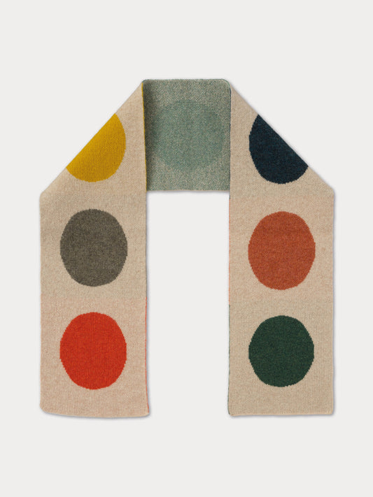 Multicolour Spot Scarf