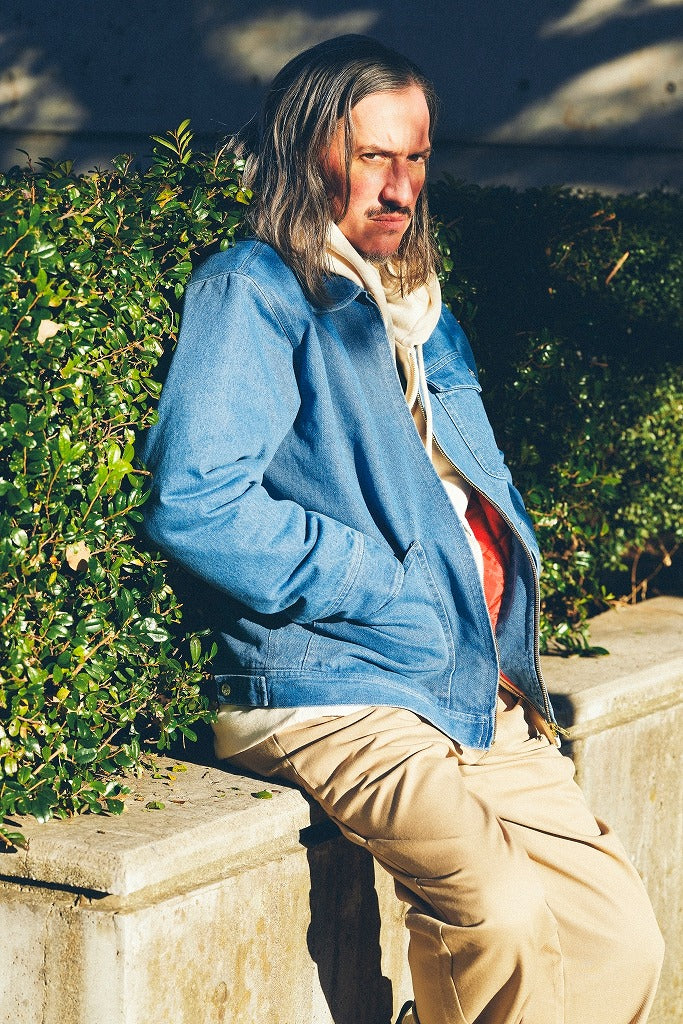 Denim Liner Zip Jacket