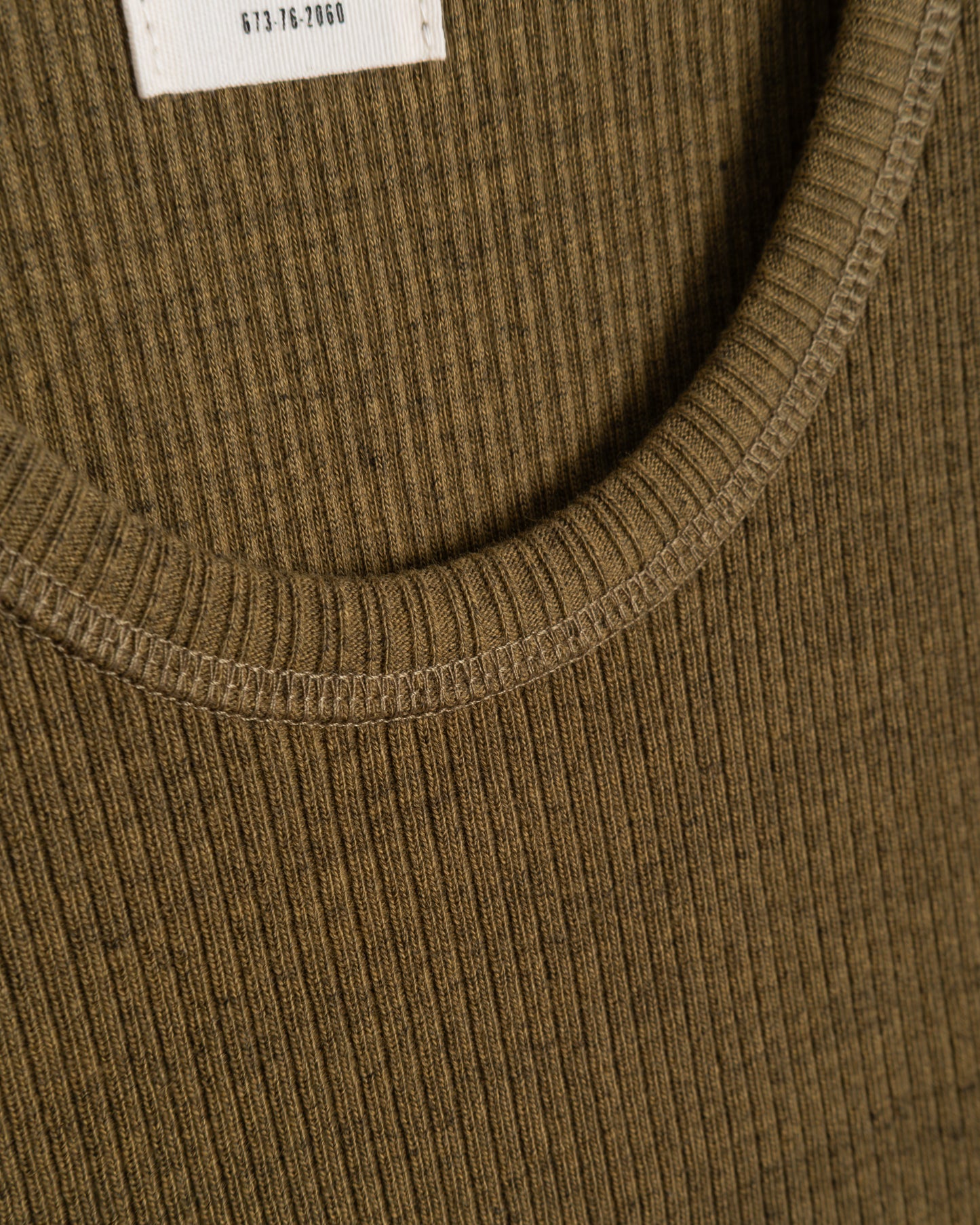 Military Rib Tank - Olive