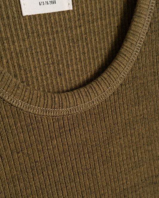Military Rib Tank - Olive
