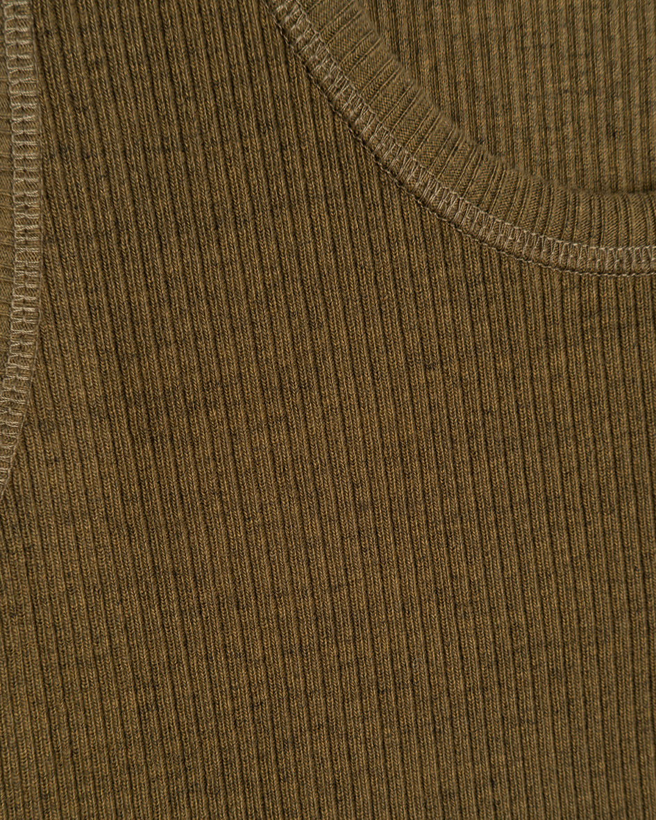 Military Rib Tank - Olive