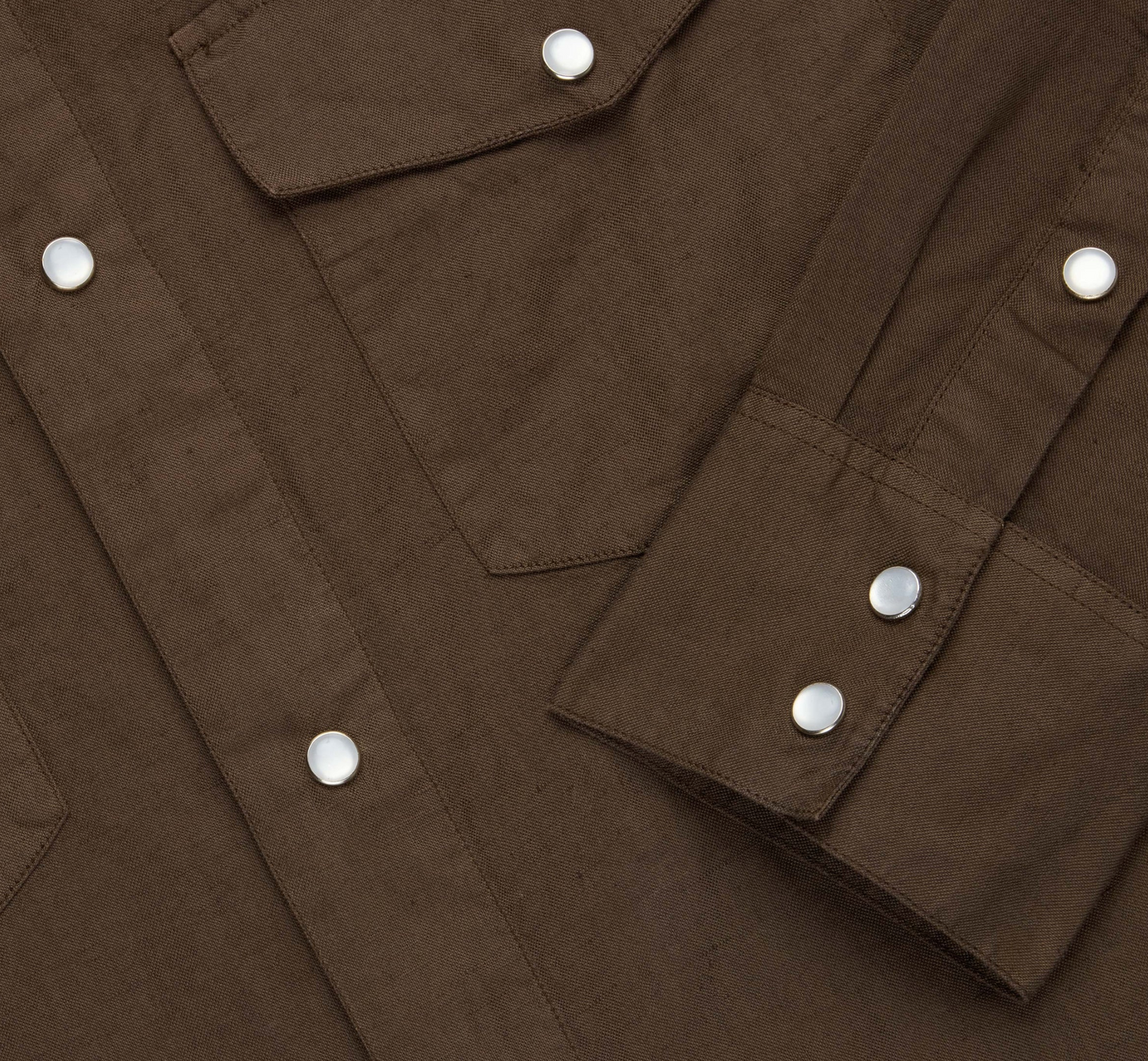 Garment dye snap western shirt