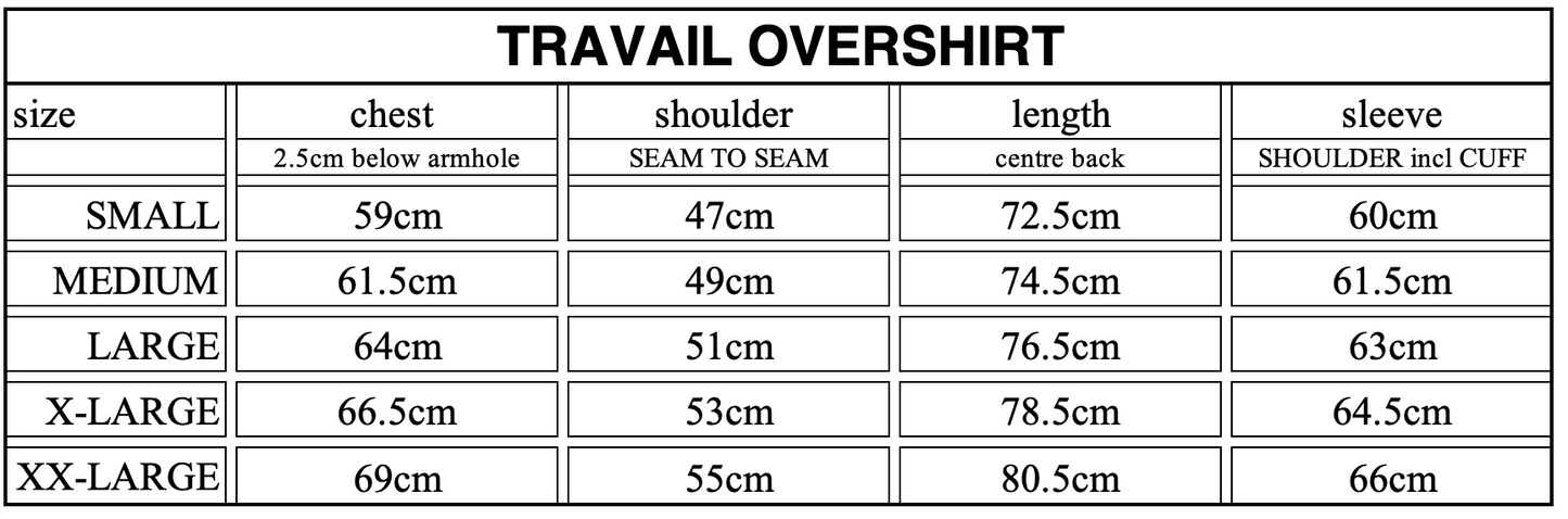 Travail Overshirt - Big Check Navy/Brown