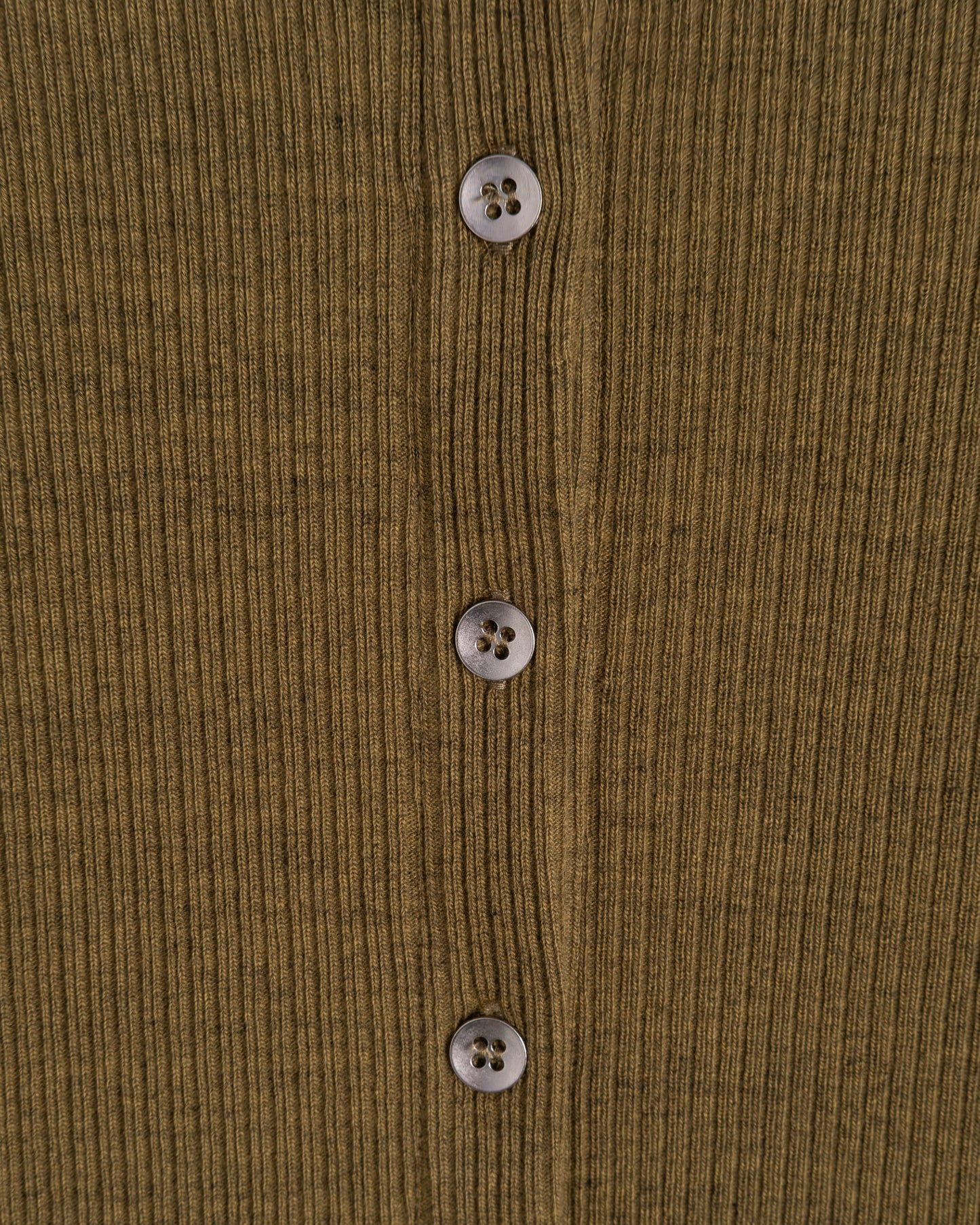 Military Rib Cardigan - Olive
