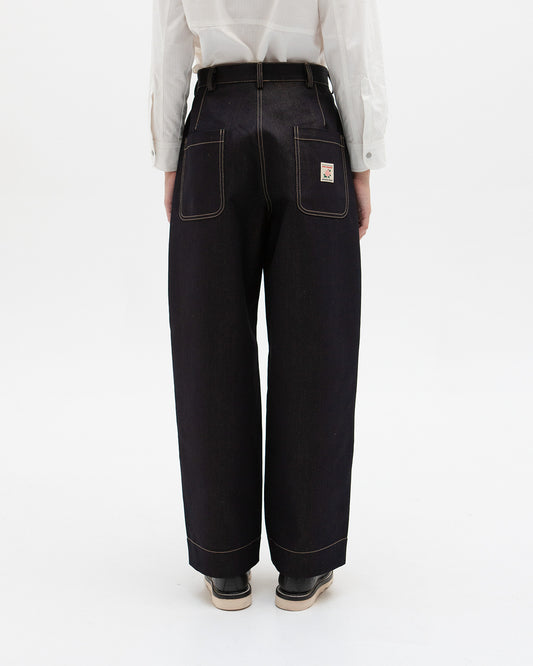 Wendy Trouser - Indigo/Gold