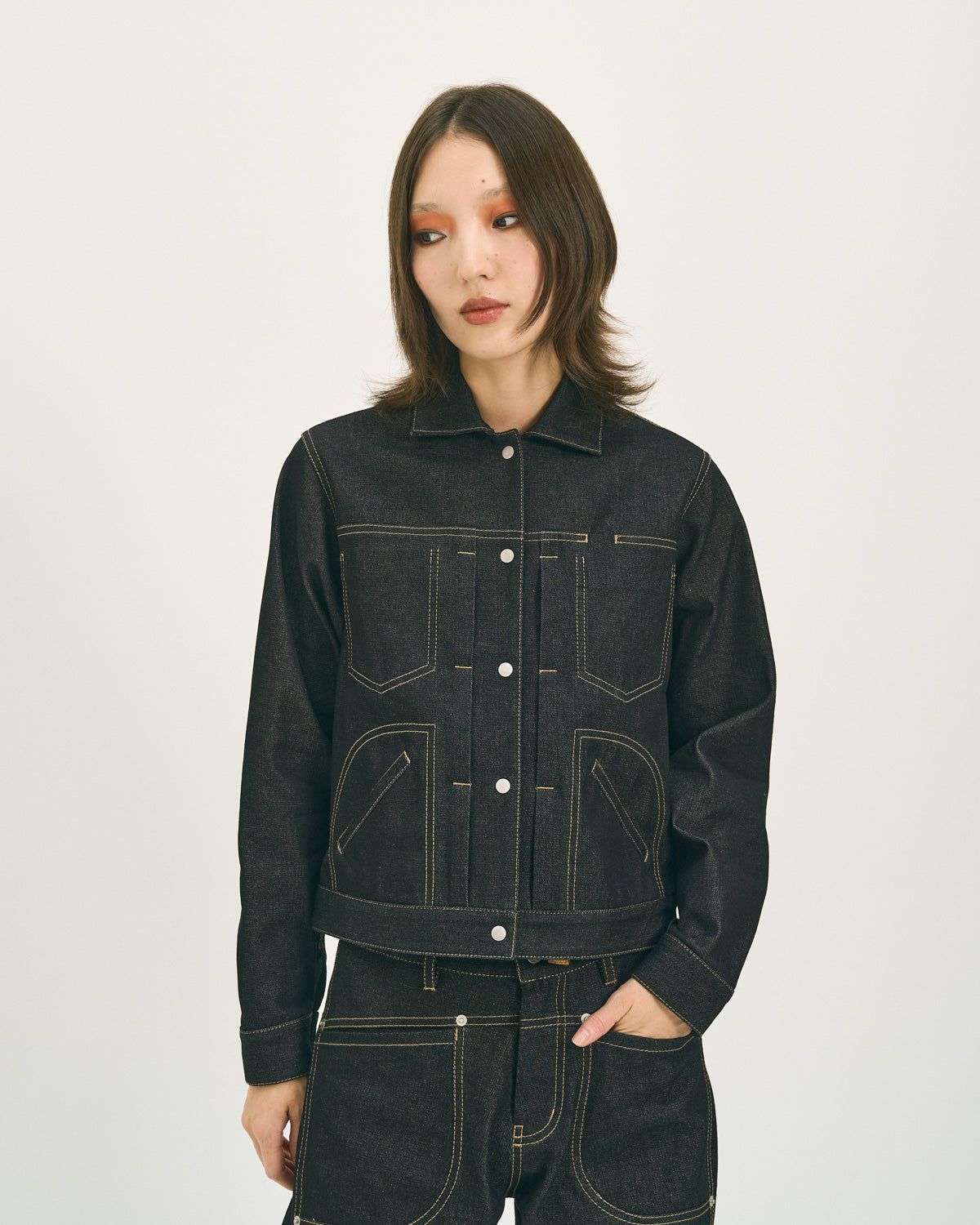 Engineers Jacket - Cotton Washed Denim