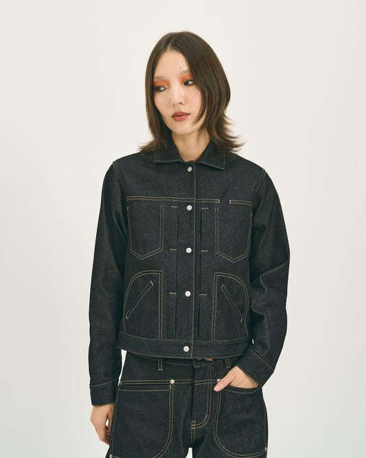 Engineers Jacket - Cotton Washed Denim