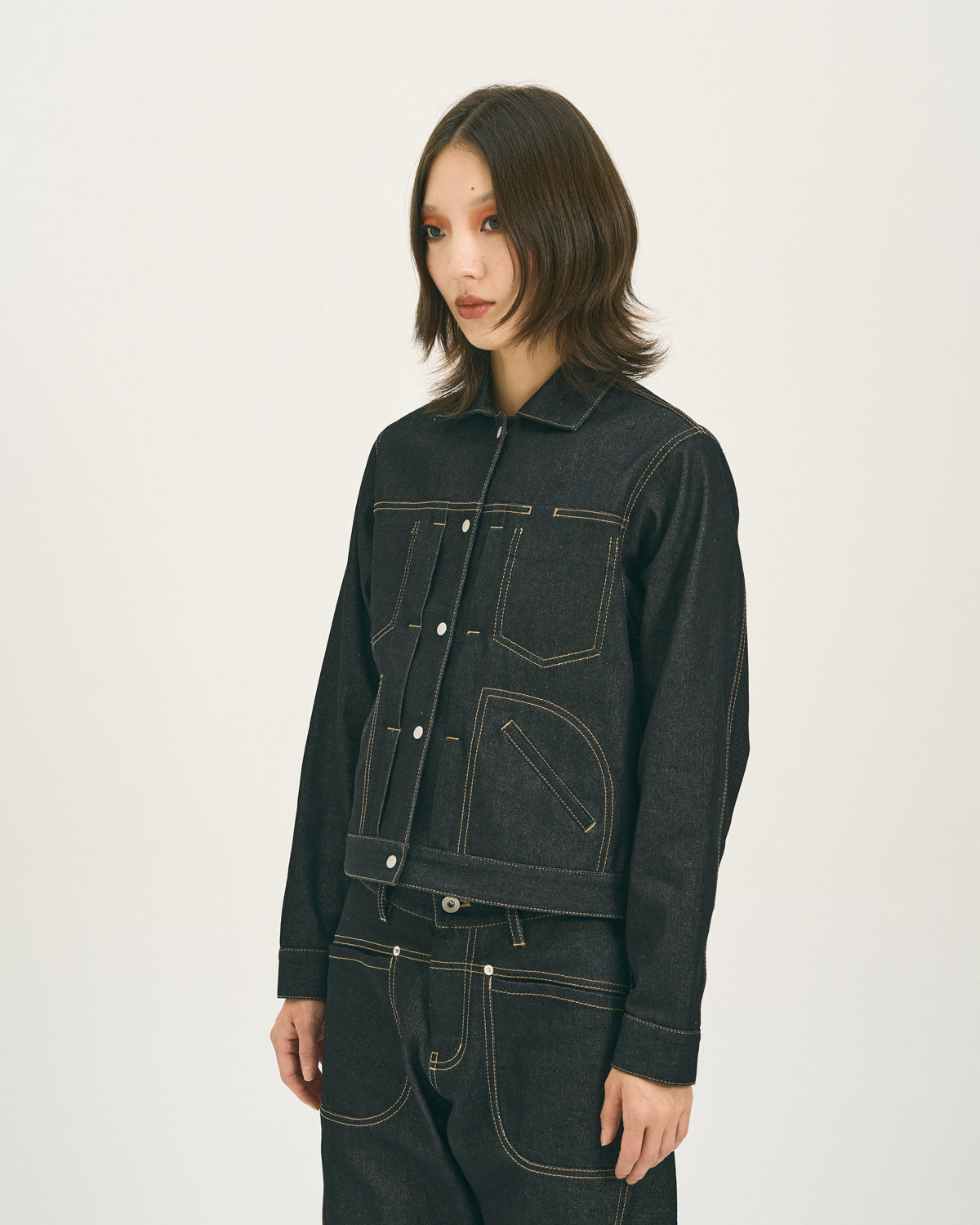 Engineers Jacket - Cotton Washed Denim