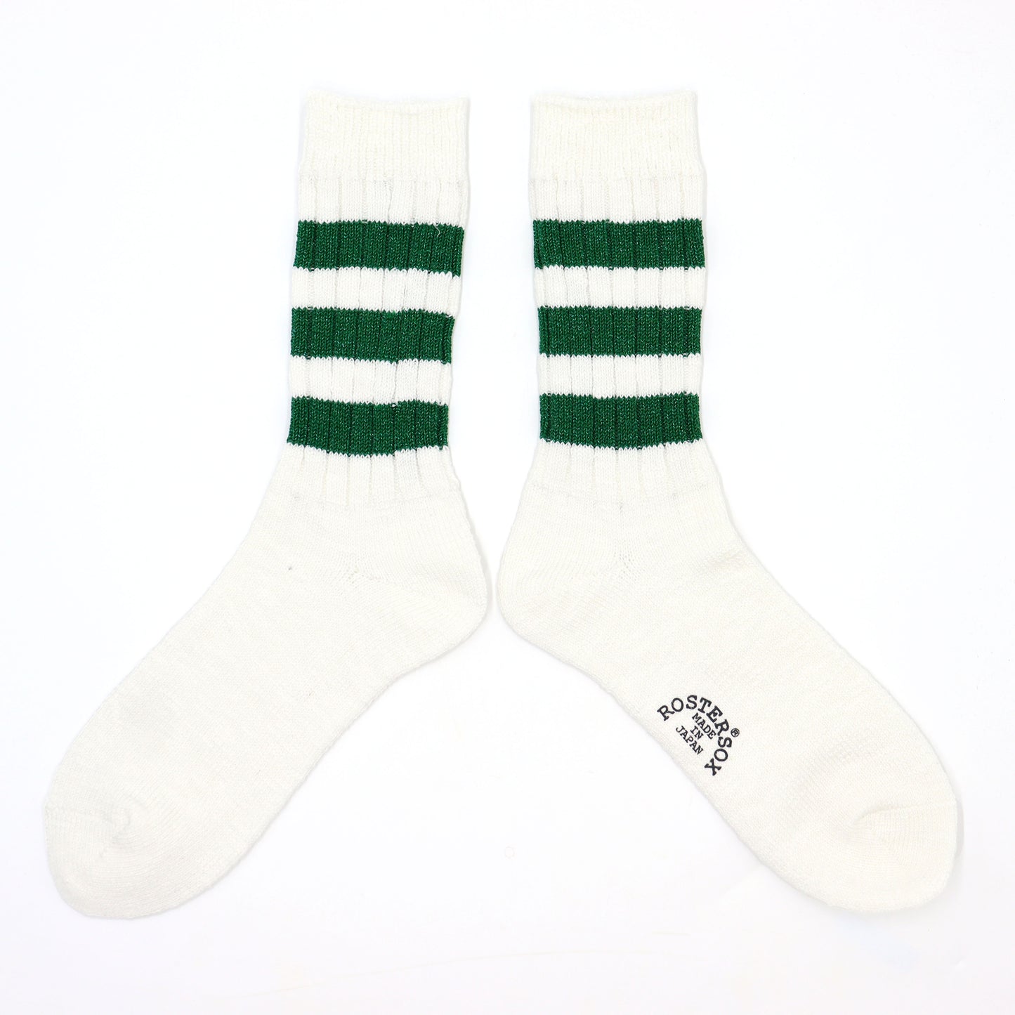Boston Sport Socks - Green Stripe