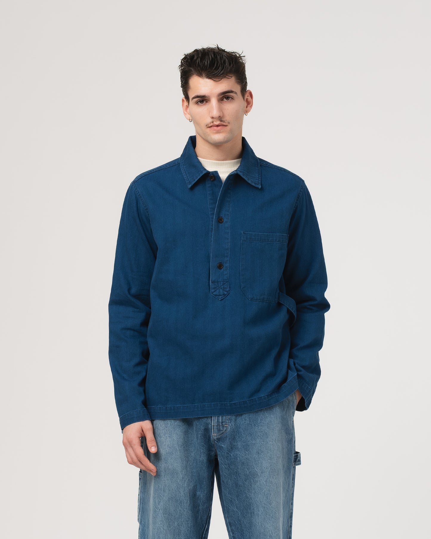 Fisherman Shirt - Herringbone Twill