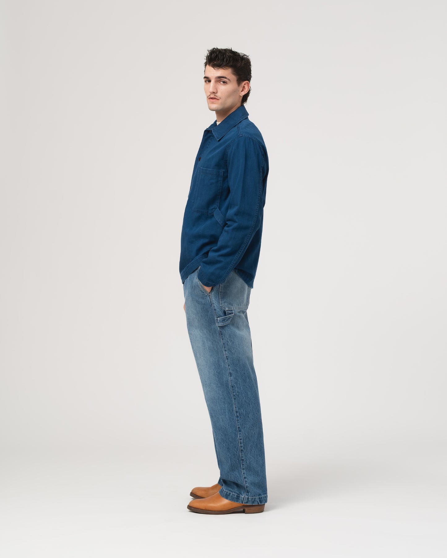 Fisherman Shirt - Herringbone Twill