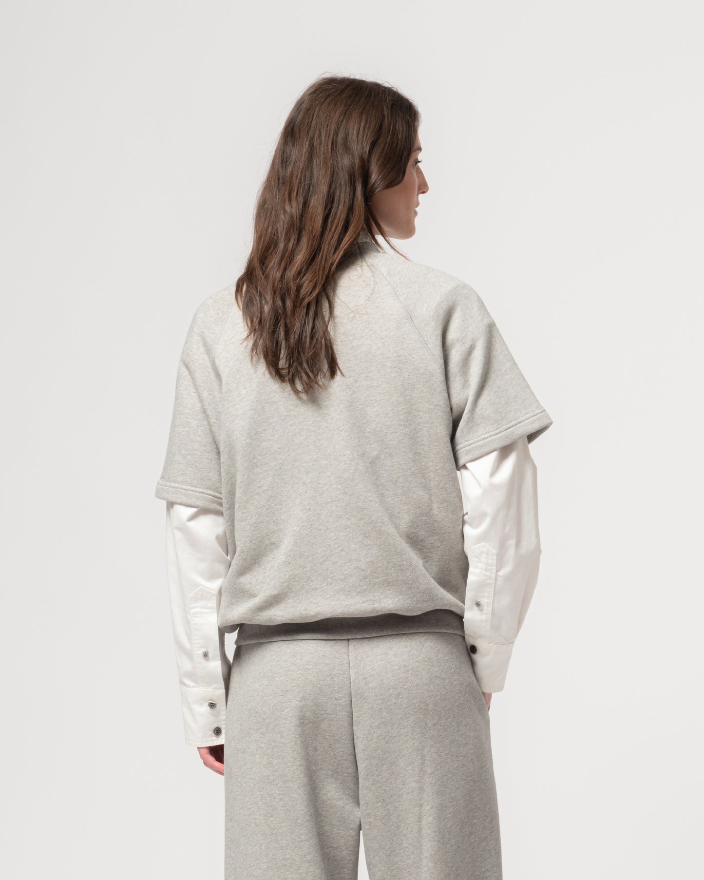 Rocky half sweat - grey marle