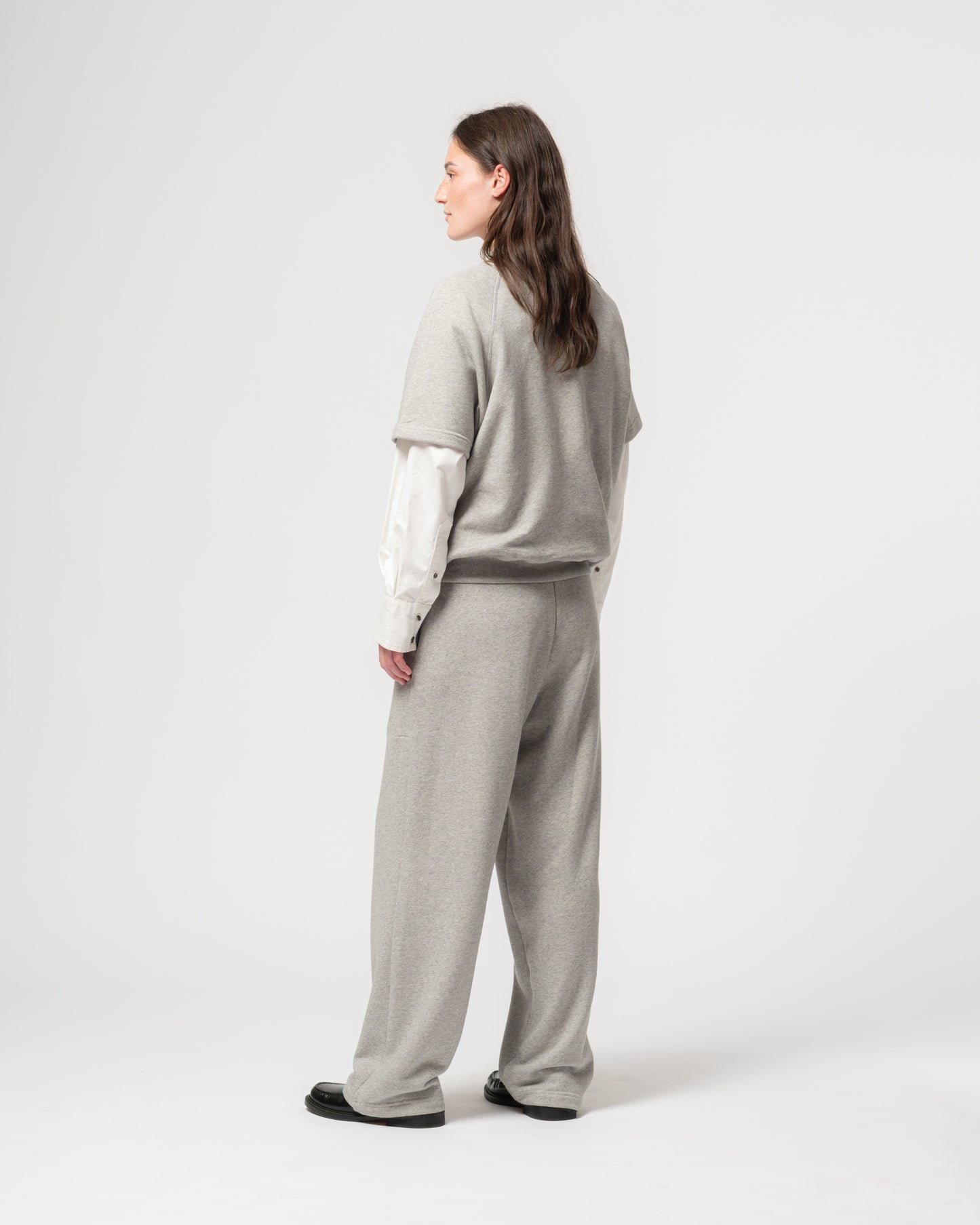 Rocky half sweat - grey marle