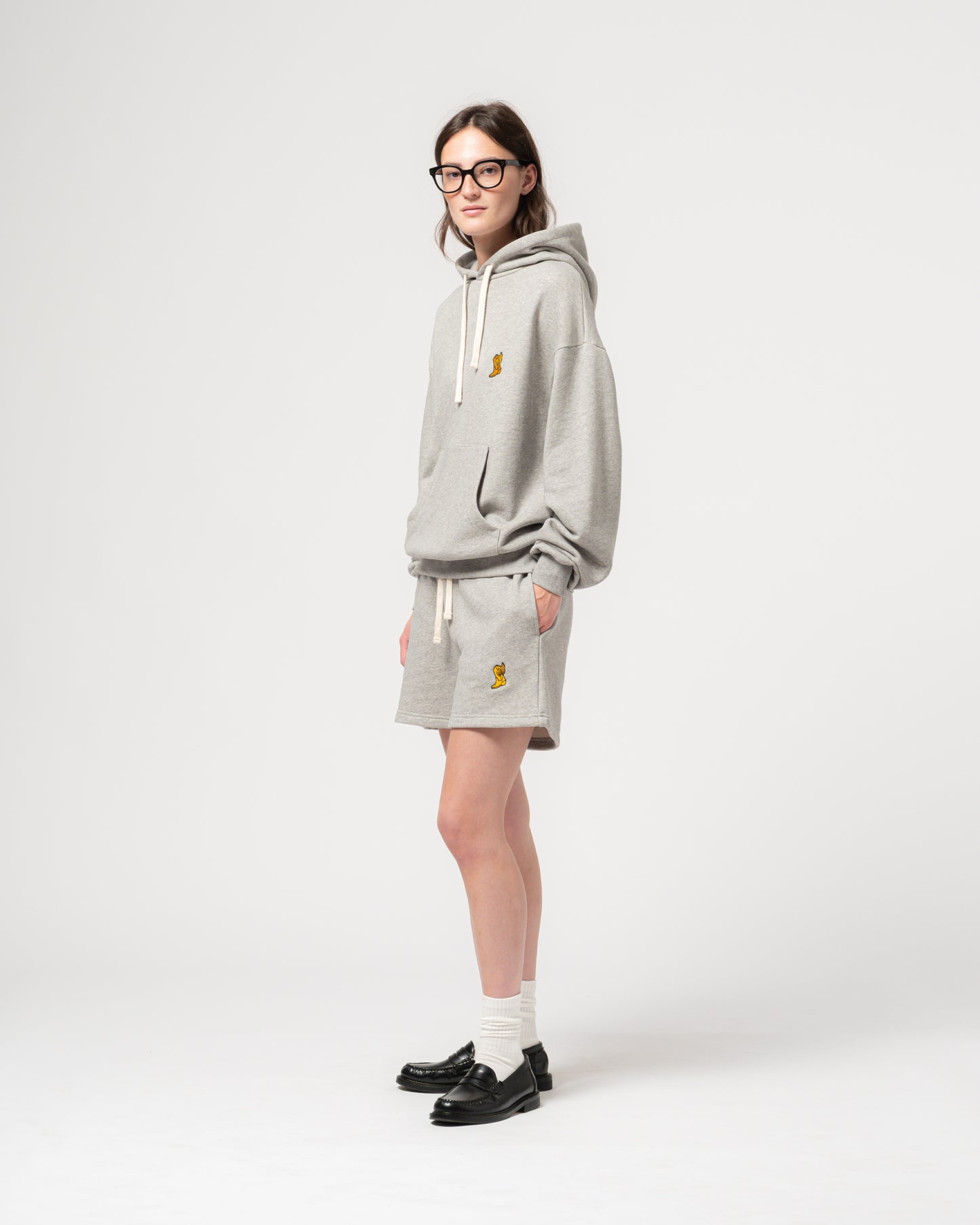 College Hoodie - Grey Marle