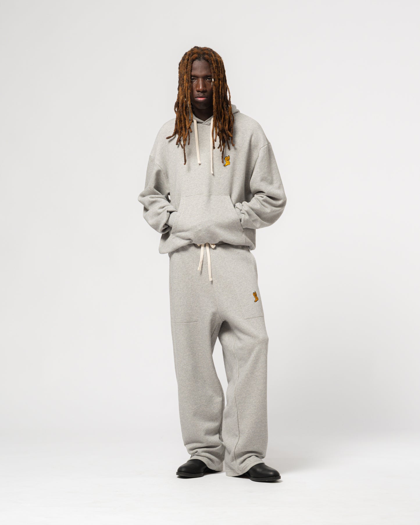 College Hoodie - Grey Marle
