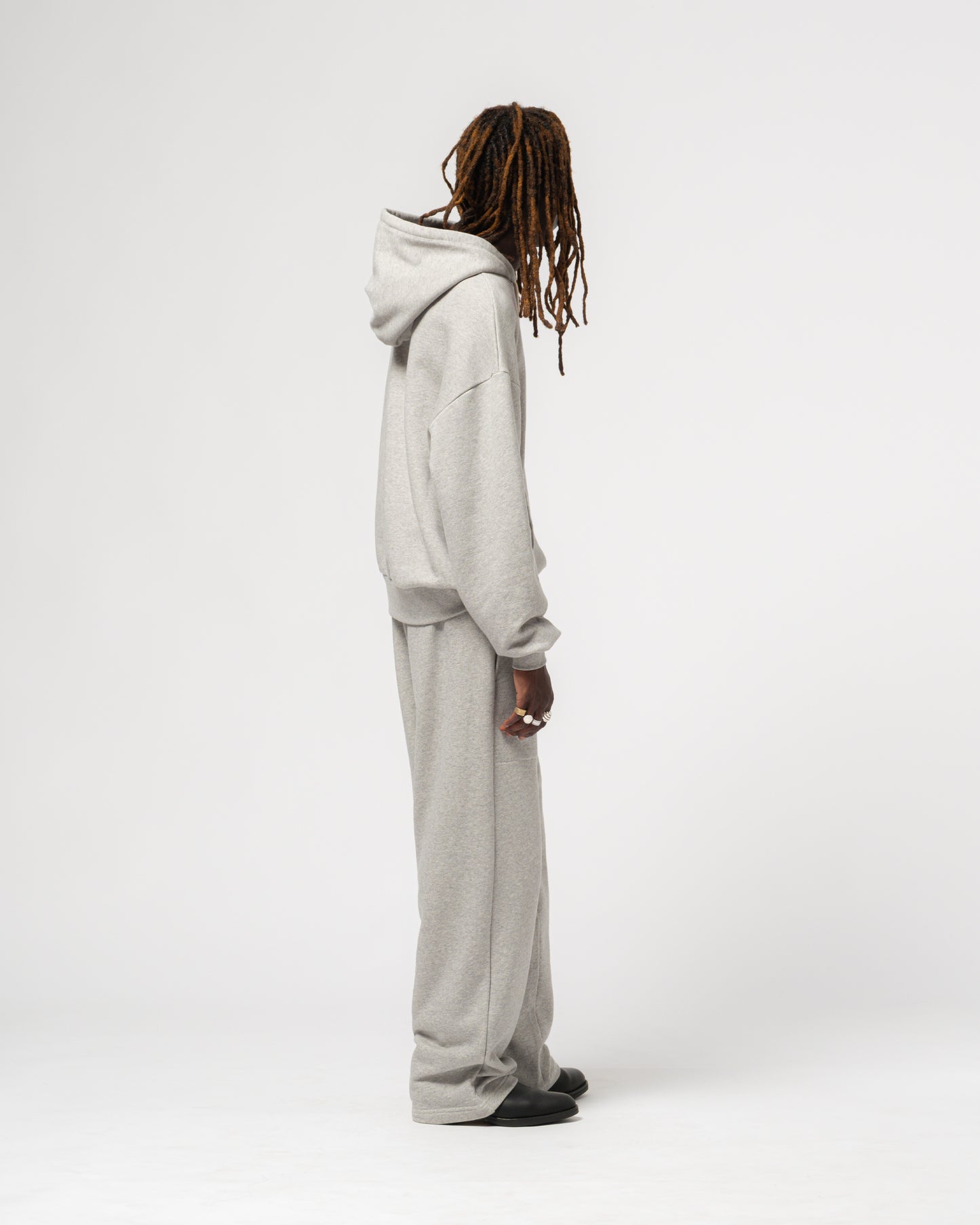 College Hoodie - Grey Marle